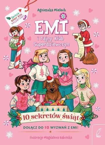 Okładka: 10 sekretów świąt. Emi i Tajny Klub Superdziewczyn