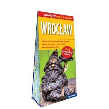 Wrocław laminowany map&guide 2w1 przewodnik i mapa