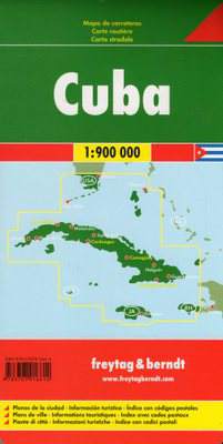 Kuba mapa 1:900 000