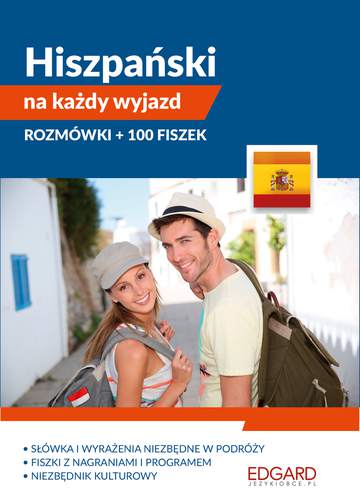 Pakiet hiszpański na każdy wyjazd rozmówki / 100 fiszek