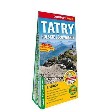 Tatry Polskie i Słowackie mapa turystyczna 1:55 000 laminat 2026