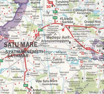 Transylwania mapa 1:400 000