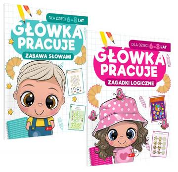 Pakiet Główka pracuje. Zabawa słowami / Zagadki logiczne