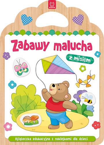 Zabawy malucha z misiem