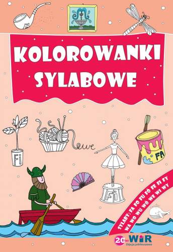 Kolorowanki sylabowe Sylaby ze spółgłoskami F,W