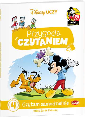 Disney uczy Mickey Mouse Przygoda z czytaniem Czytam samodzielnie 4 PCW-4