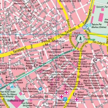 Stambuł mapa 1:10 000