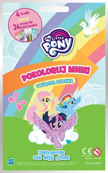 Zabawa na sto dwa. My Little Pony. Pokoloruj mnie