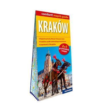 Kraków laminowany map&guide 2w1 przewodnik i mapa