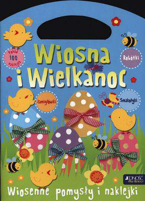 Wiosna i wielkanoc wiosenne pomysły i naklejki książeczka torebeczka