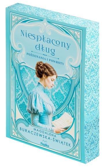 Okładka: Niespłacony dług. Pożegnania i powroty. Tom 3 (ilustrowane brzegi)
