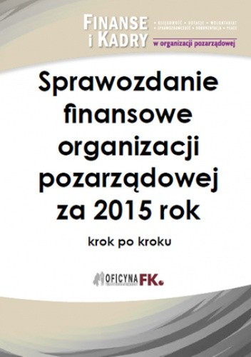 Sprawozdanie finansowe organizacji pozarządowej za 2015 rok