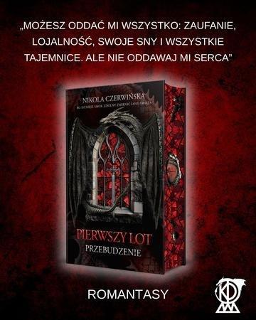 Okładka: Pierwszy lot. Przebudzenie  (ilustrowane brzegi)