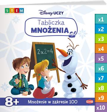 Disney uczy kraina lodu Tabliczka mnożenia UTM-9302