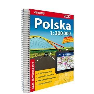 Okładka: Polska atlas samochodowy 1:300 000
