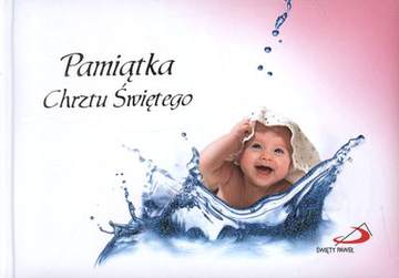 Pamiątka chrztu świętego dla dziewczynki