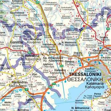 Grecja mapa 1:500 000