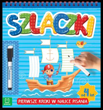 Szlaczki pierwsze kroki w nauce pisania od 4 lat