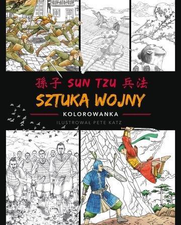 Okładka: Sztuka wojny Sun Tzu. Kolorowanka