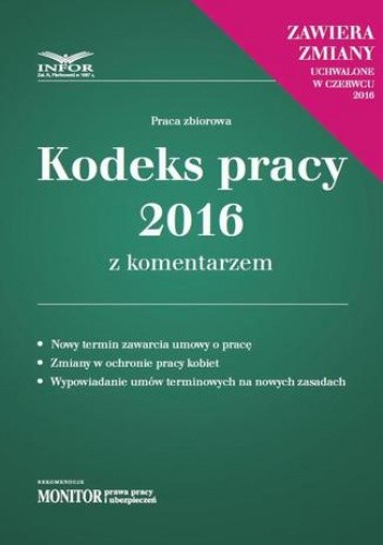 Kodeks pracy 2016 z komentarzem - nowe wydanie