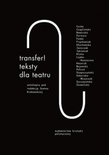 Transfer. Teksty dla teatru. Antologia
