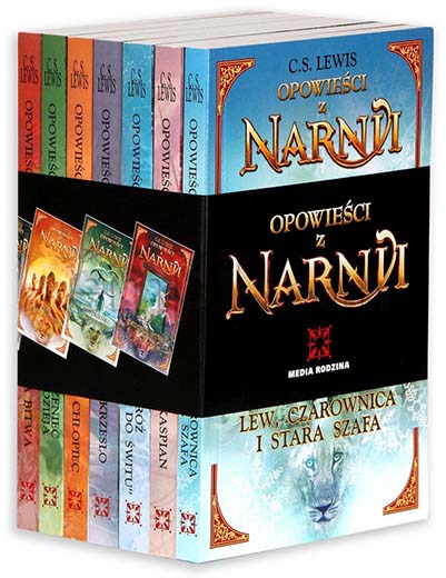 Pakiet Opowieści z Narnii. Tomy 1-7: Lew, czarownica i stara szafa, Książę Kaspian, Podróż "Wędrowca do świtu", Srebrne krzesło, Koń i jego chłopiec, Siostrzeniec czarodzieja, Ostatnia bitwa