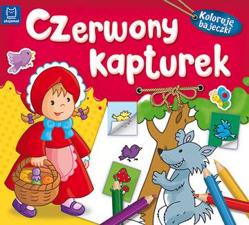 Czerwony kapturek koloruję bajeczki