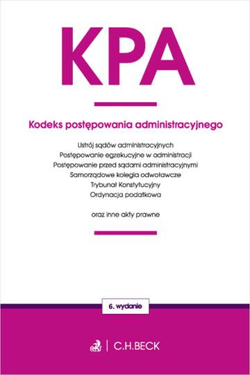 Kpa oraz ustawy towarzyszące wyd. 6