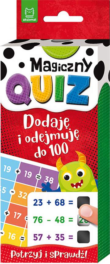 Dodaję i odejmuję do 100 magiczny quiz