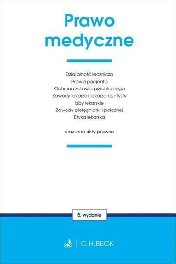 Okładka: Prawo medyczne oraz inne akty prawne wyd. 6