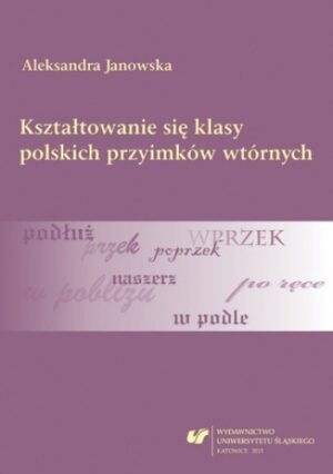 Kształtowanie się klasy polskich przyimków wtórnych