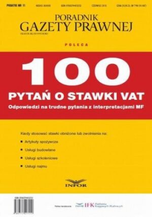 PODATKI 2015 nr 11 - 100 pytań o stawki VAT