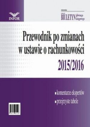 Przewodnik po zmianach w ustawie o rachunkowości 2015/2016