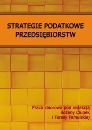 Strategie podatkowe przedsiębiorstw