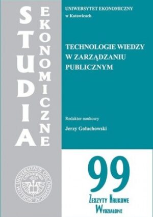 Technologie wiedzy w zarządzaniu publicznym. SE 99