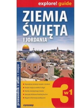 Ziemia Święta i Jordania 3w1: przewodnik + atlas + mapa