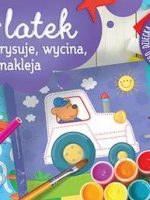 5-latek rysuje wycina i nakleja