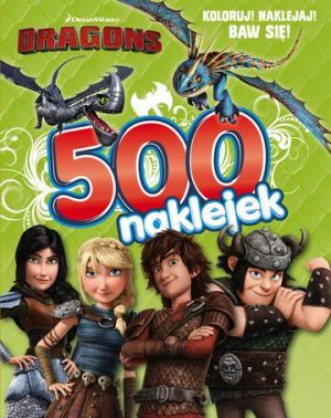 500 naklejek dragons