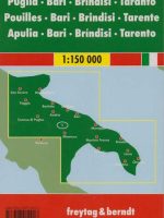 Apulien bari brindisi taranto mapa 1:150 000