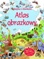 Atlas obrazkowy ksiażka z okienkami