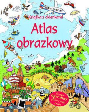 Atlas obrazkowy ksiażka z okienkami