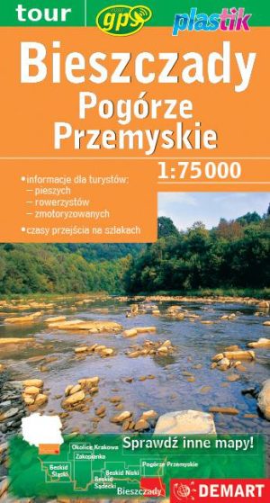 Bieszczady Pogórze Przemyskie 1:75 000