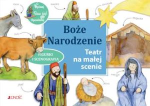 Boże Narodzenie. Teatr na małej scenie. Figurki i scenografia