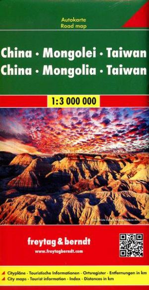 Chiny mongolia tajwan mapa 1:3 000 000