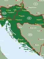 Chorwacja słowenia atlas 1:150 000