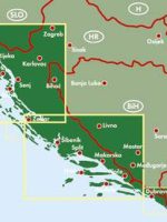 Chorwacja wybrzeże mapa 1:200 000