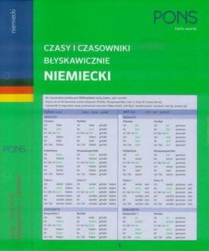 Czasy i czasowniki błyskawicznie MINI niemieckie PONS