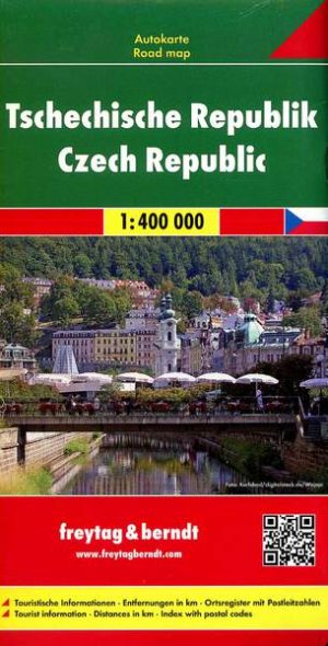 Czechy mapa 1:400 000