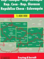 Czechy słowacja mapa 1:400 000