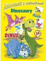Dinozaury dinuś malowanki z nalepakmi